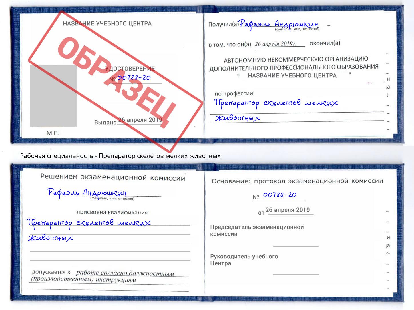 Препаратор скелетов мелких животных Курчатов