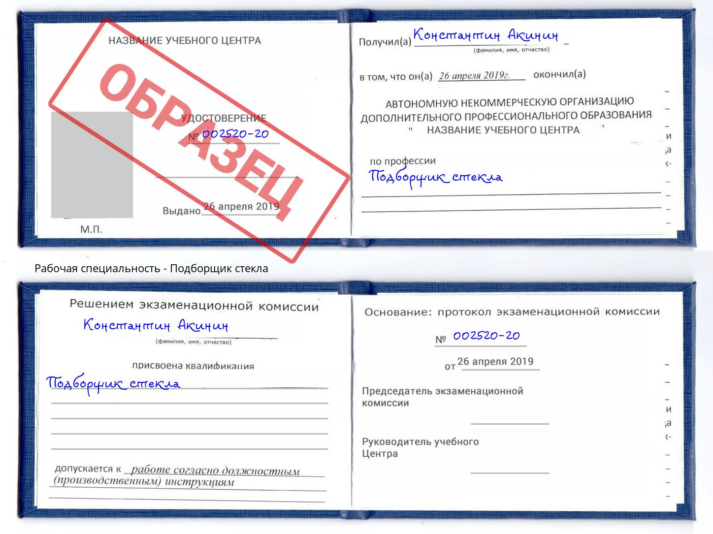 Подборщик стекла Курчатов